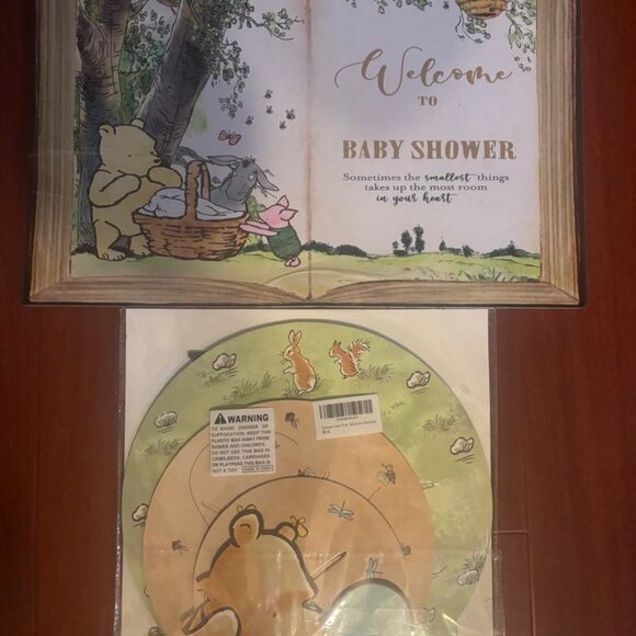 Winnie the Pooh Baby Shower Set - Picture 3 of 3